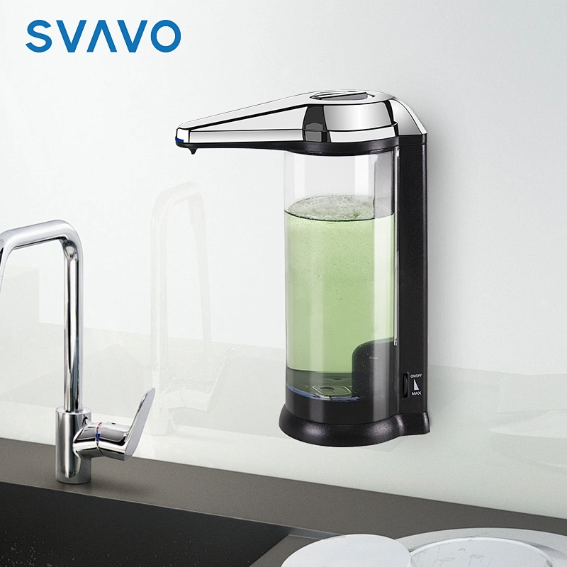 Black color sink table stand liquid electric automatic liquid soap dispenser for kitchen