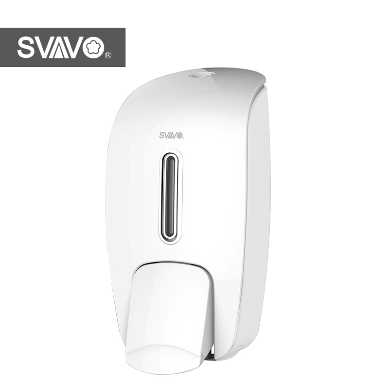 SVAVO OEM Plastic Hand Press Manual Soap Dispenser Wall-mounted touch soap dispenser