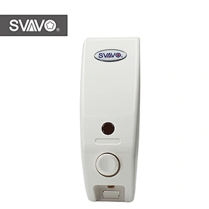 White Wall Mounted ABS Shampoo Soap Dispenser Holder V-101