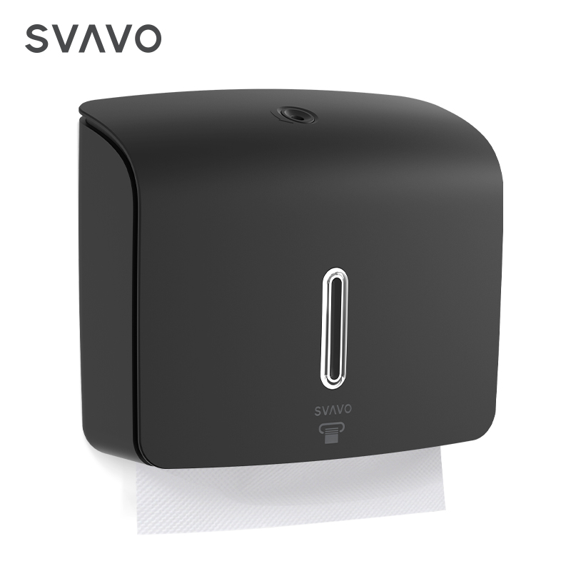 wall mount plastic white black ODM OEM hotel office commercial dispenser for paper towels Multifold Hand Towel Dispenser