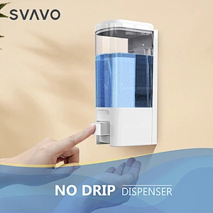 Hot Selling Wall-mounted Manual Soap Dispenser with Two Chamber