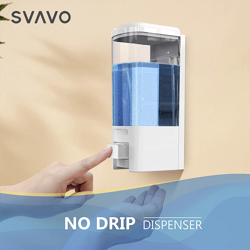 Hot Selling Wall-mounted Manual Soap Dispenser with Two Chamber