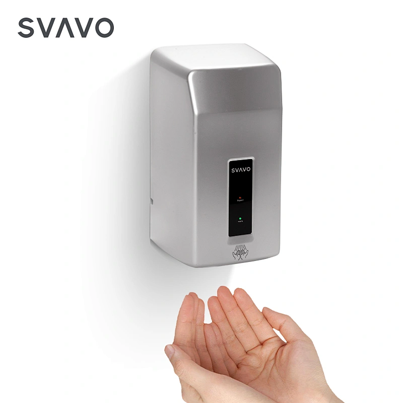 Promotional Commercial Fast drying 1000W abs automatic jet hand dryer high quality hot sell wall-mounted secador de manos