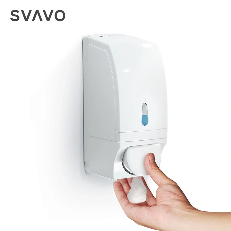 Push button Refillable Wall mounted large capacity foaming soap dispenser manual