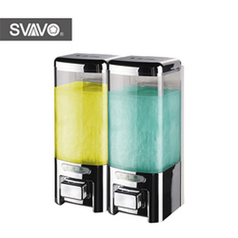 Hot Selling Wall-mounted Manual Soap Dispenser with Two Chamber