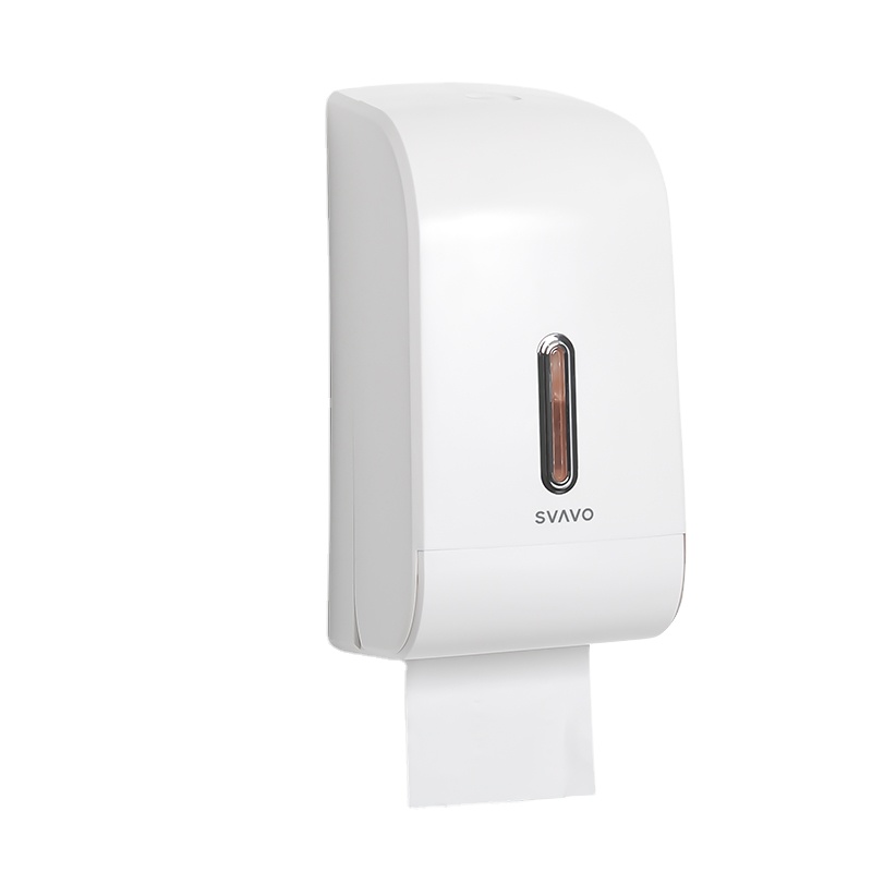 SVAVO Special Design ABS Wall Mounted Paper Dispenser for Hotel Hospital dual roll toilet paper dispenser