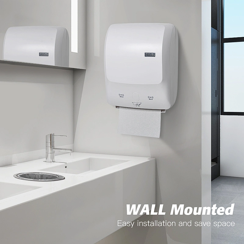 Intelligent Induction Washroom Wall Mounted Jumbo roll motion sensor paper towel dispenser auto cut