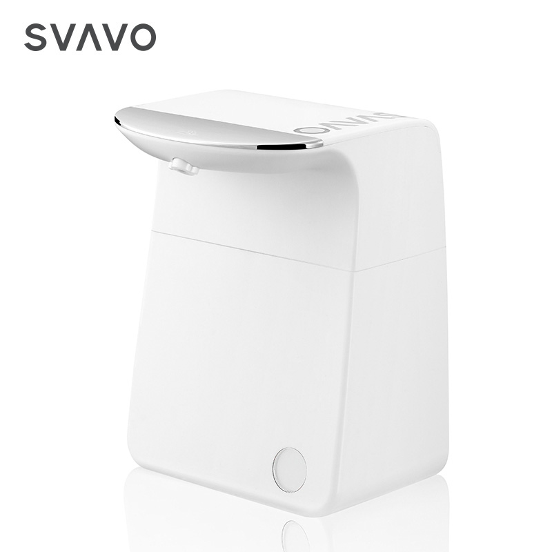 Bathroom 900ml refill plastic pump bottle automatic foam soap dispenser wall mounted