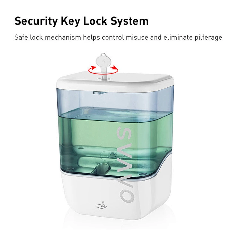 Fast Delivery Automatic Kitchen Hand sanitizer Dispenser Touchless Sensor Wall Mounted Liquid Soap Dispenser