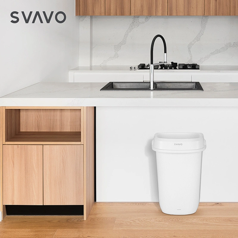 Top Quality Large Plastic Wall Mounted Trash Can PP Plastic Food Waste Bin