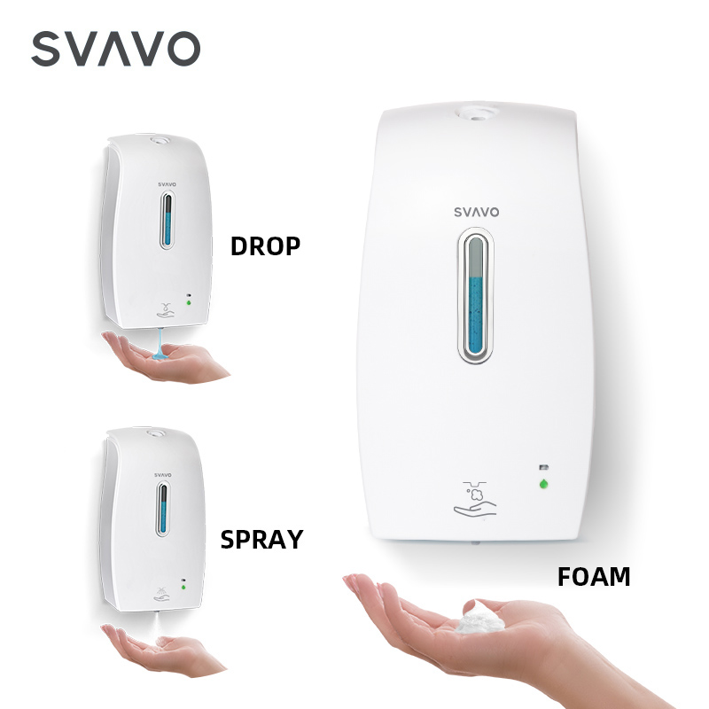 Dispensador de jabon automatico wall mounted sensor hand electric automatic foam soap dispenser