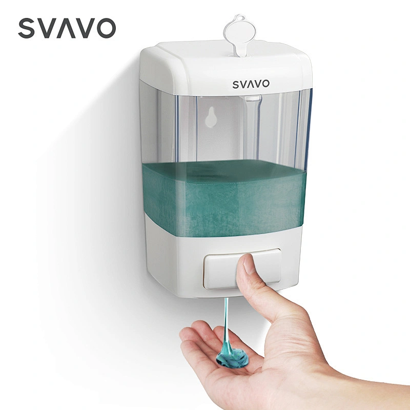 Hotel Bathroom Kitchen Plastic wall mounted liquid soap gel dispenser