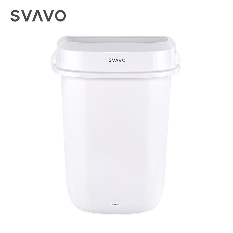 32L Plastic Garbage Recycling Dustbin Waste Bin Container Trash Can