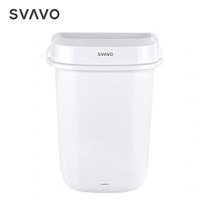 32L Plastic Garbage Recycling Dustbin Waste Bin Container Trash Can
