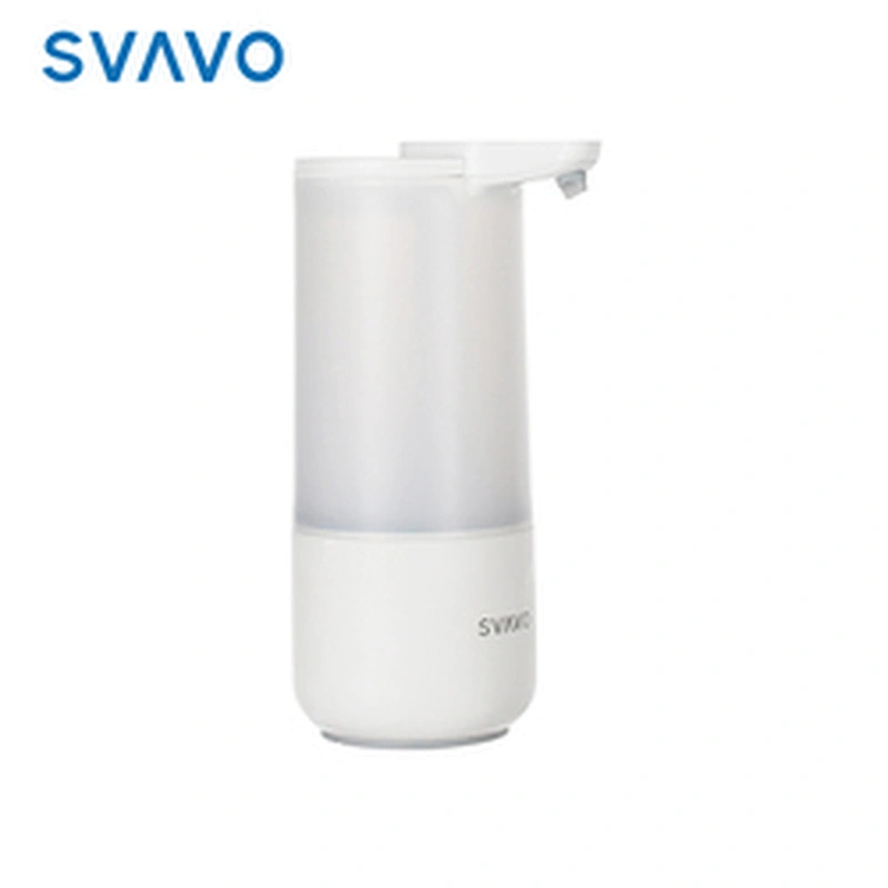 home 250ml AAA battery tabletop waterproof plastic white bathroom sensor soap dispenser and tray
