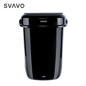 Wholesale large capacity 32L wall mounted kitchen plastic trash can