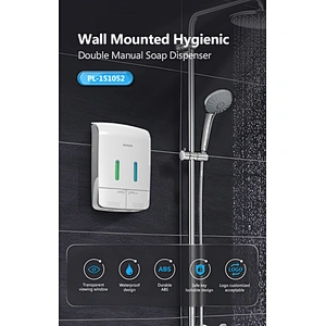 Factory supply Plastic Wall Mounted Manual Liquid Soap Dispenser Gel Hand Sanitizer Dispenser
