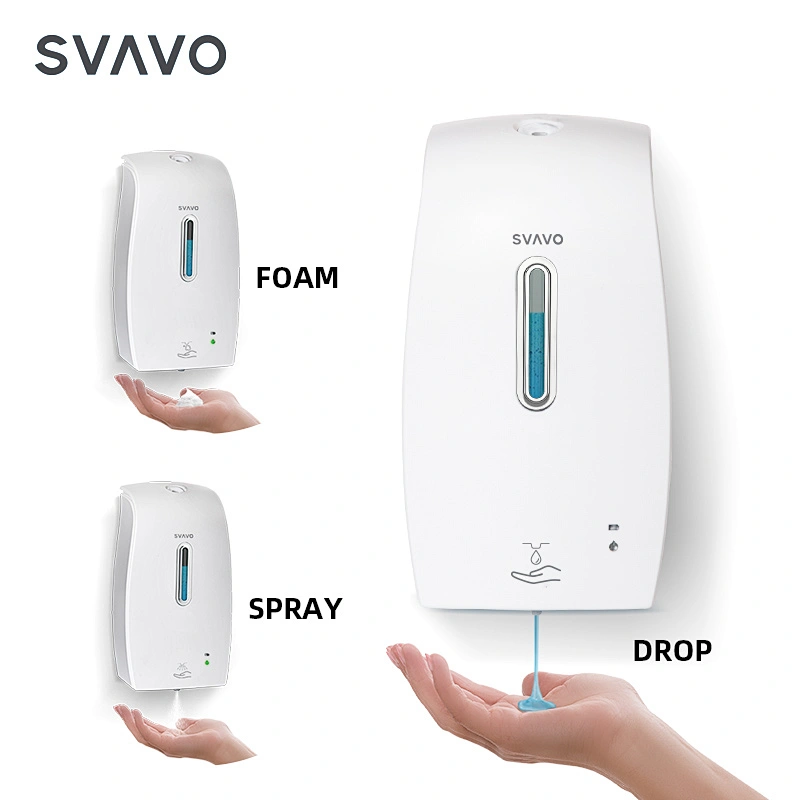 Wholesale school washroom wall mounted 600ml Plastic hands-free Automatic liquid soap dispenser