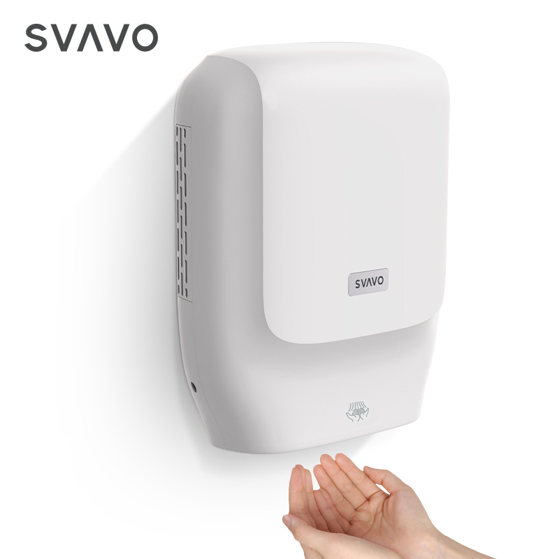 SVAVO Toucheless Automatic Hand Dryer Modern Mini Size ABS Plastic High Speed Jet Hand Dryer