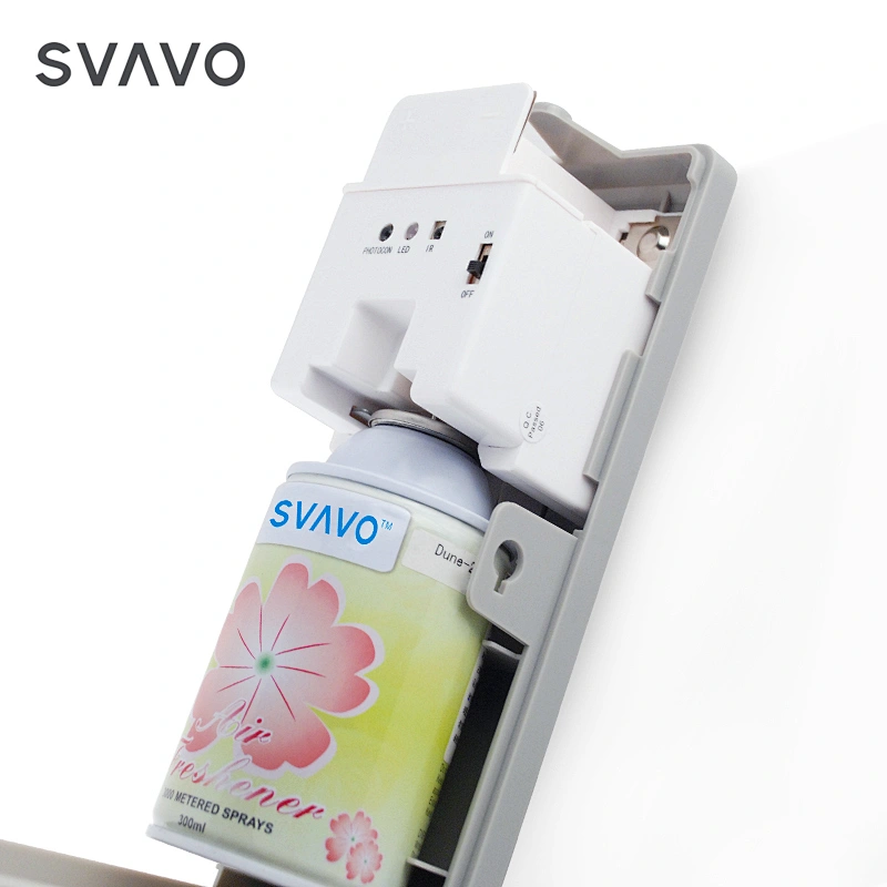 Factory Wholesale Wall Mounted Perfume Dispenser Air Freshener Dispenser Light Sensor Aerosol Dispenser