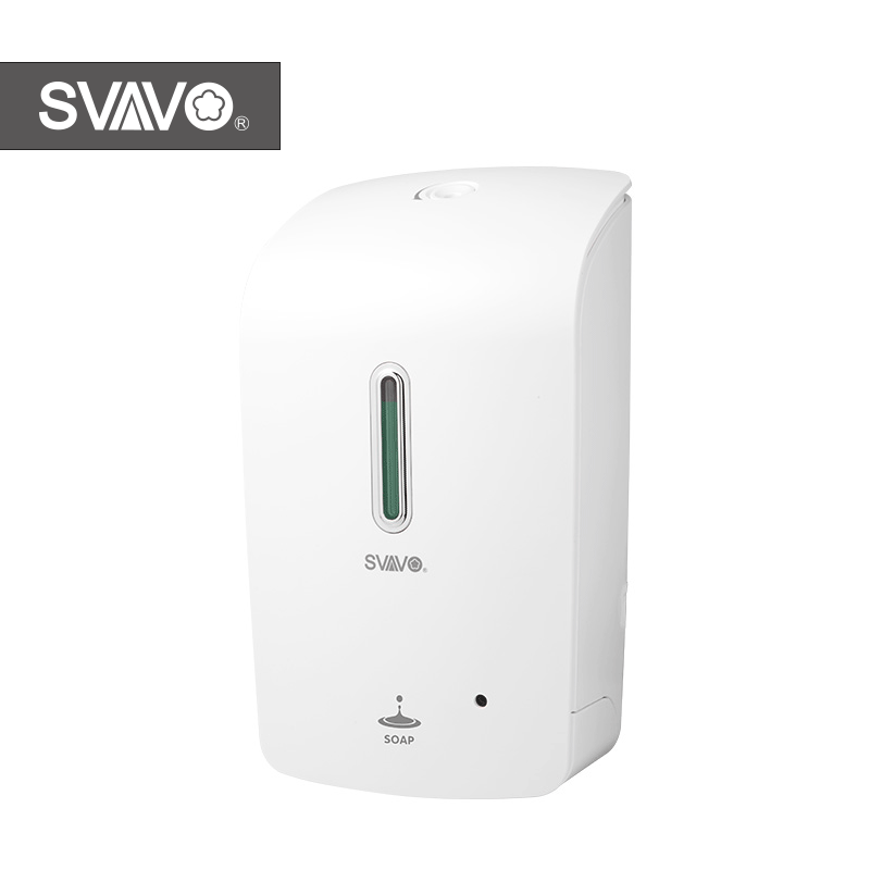 SVAVO Wall Mounted Liquid Soap Dispenser Automatic Plastic 1 YEAR Graphic Design 3D Model Design Online Technical Support