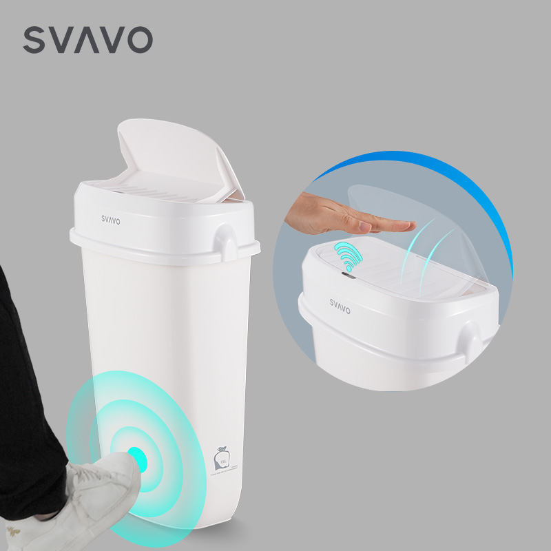 Sale Price Hotel Plastic Trash Can With Sensor Home Automatic Sensor Trash Can 12L