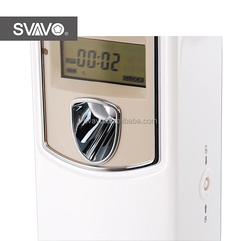 SVAVO LCD Display Automatic Aerosol Dispenser Air Dispenser Air Fresheners Keeping Air Fresh Spray Manufacturer PP Plastic