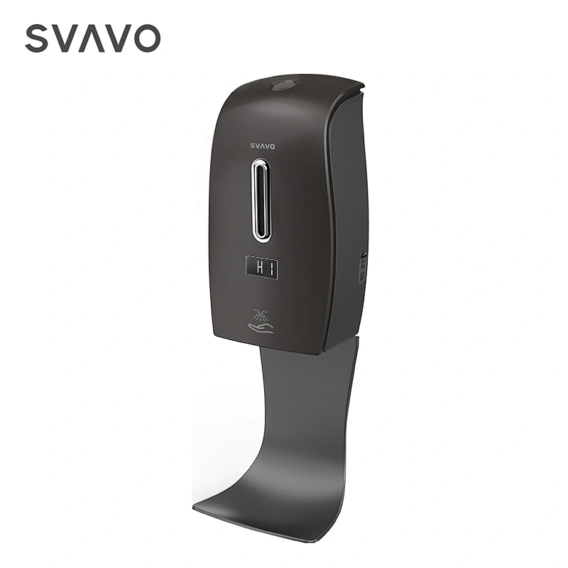 Wall mounted Plastic ABS Good design high quality SVAVO hot selling liquid soap dispensers with thermodetector
