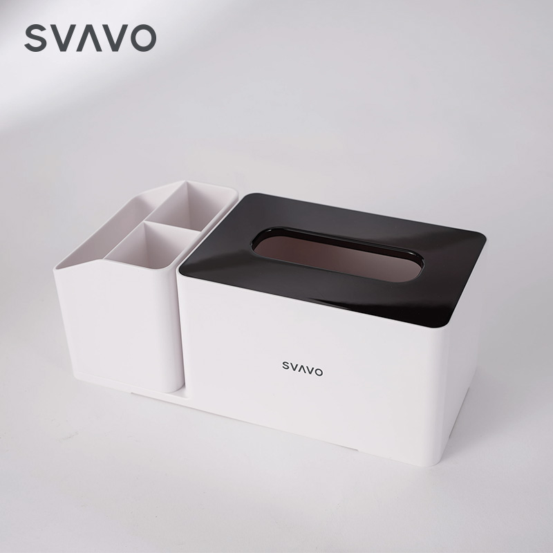 Office Home hotel bamboo tissue box living room coffee table creative tissue storage Nordic design tissue box