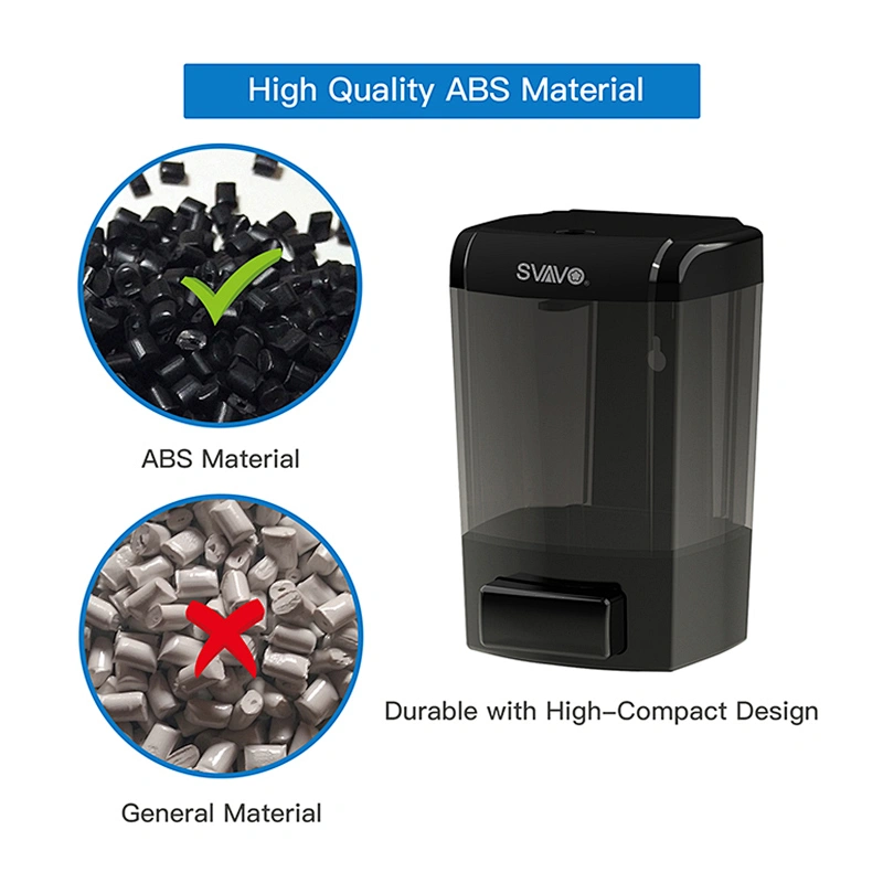 Best selling 700ml plastic ABS hotel use good quality SVAVO liquid manual soap dispenser