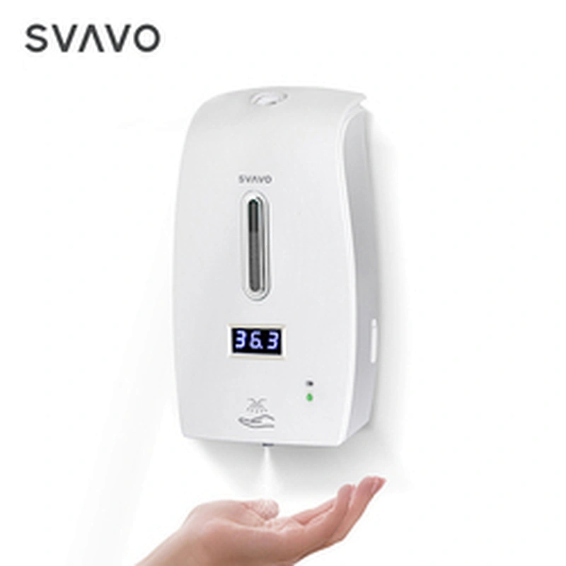 SVAVO children automatic soap dispenser hand Free Soap Liquid Dispenser  thermometer hand sanitizer dispenser