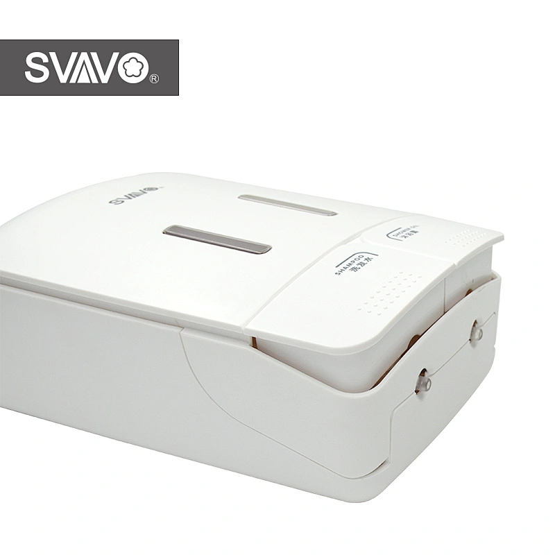 SVAVO Refillable Hotel Bathroom Wall Mounted Double Head ABS Plastic Manual Soap Dispenser OEM&ODM