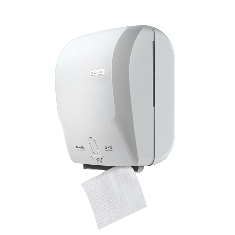 Sensor auto cut towel paper dispenser for wall mounted commercial shopping mall toilet automatic paper towel dispenser