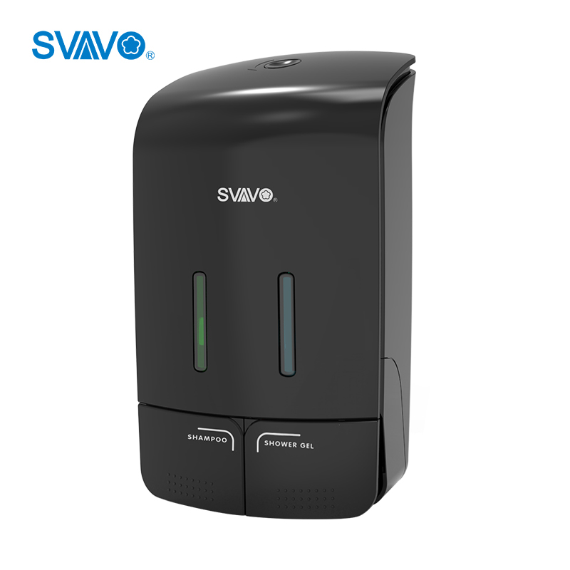 ORIGINAL Design SVAVO 1100 ml  Dual Soap and Hand Sanitizer Dispenser for Hotel Bathroom