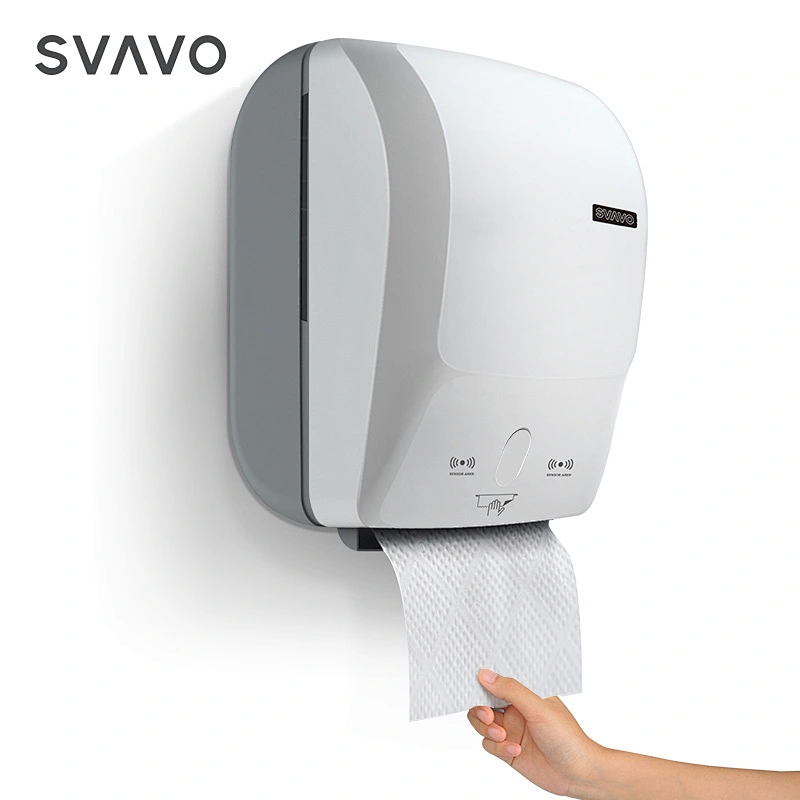 SVAVO Factory Price Jumbo Roll Touchless hand roll paper dispenser autocut