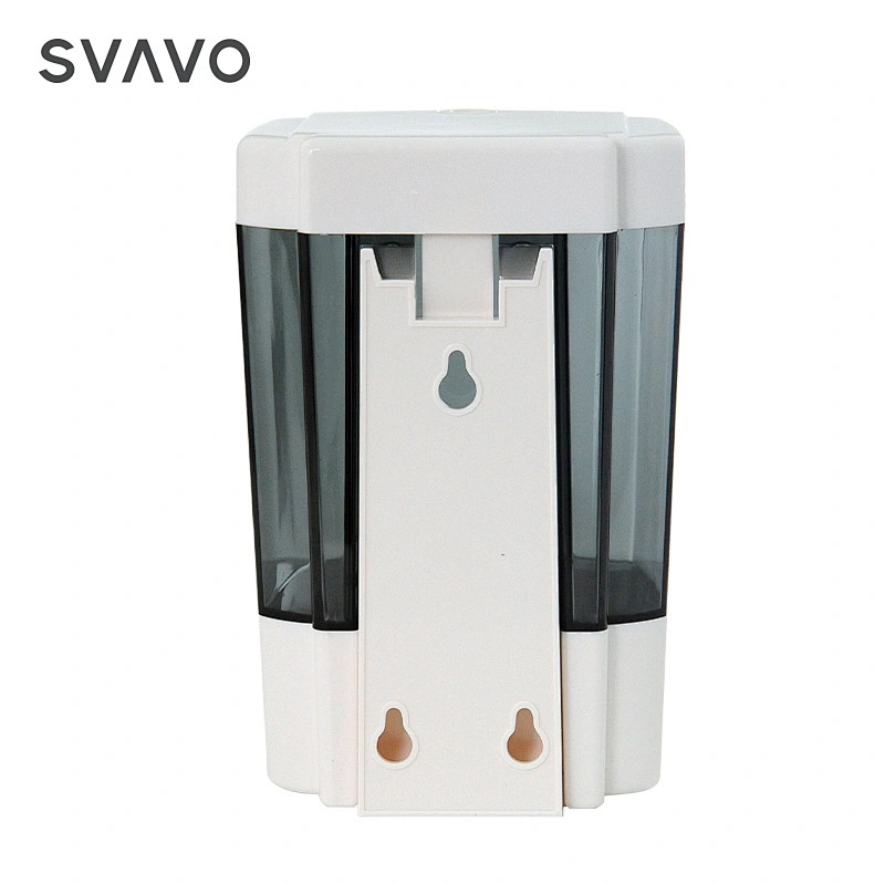 ABS Plastic Chrome Plated 700ml Manual Liquid Soap Dispenser Shampoo Dispenser