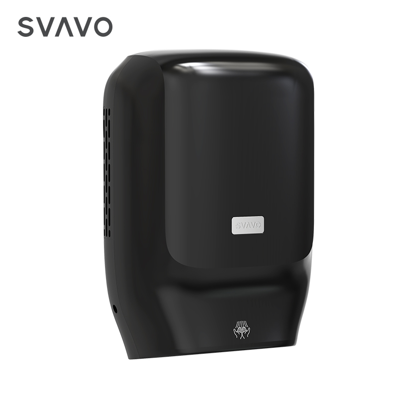 SVAVO Factory directly sale 1400w Wall Mounted jet hand dryer black
