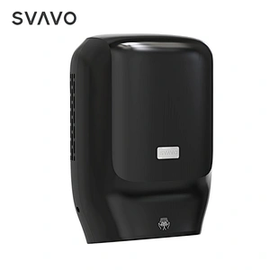 SVAVO Factory directly sale 1400w Wall Mounted jet hand dryer black