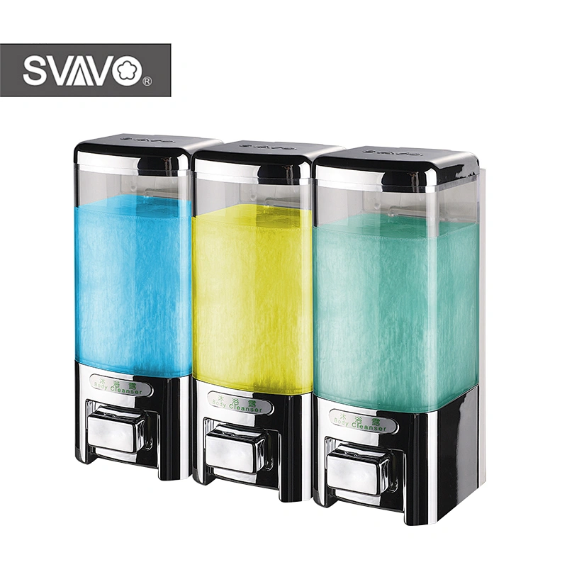 Hot Selling Wall-mounted Manual Soap Dispenser with Two Chamber