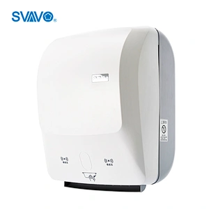 SVAVO Factory Water Proof Automatic Jumbo Roll Towel Toilet Tissue Auto Cut Paper Dispenser Wall Mounted OEM & Distribute 100pcs