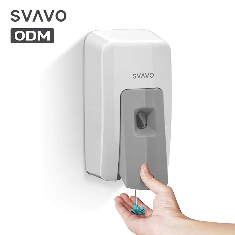 Wall mounted push shower gel soap dispenser