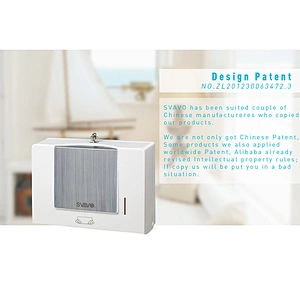 Washroom plastic wall mount hand tissue dispenser VX786