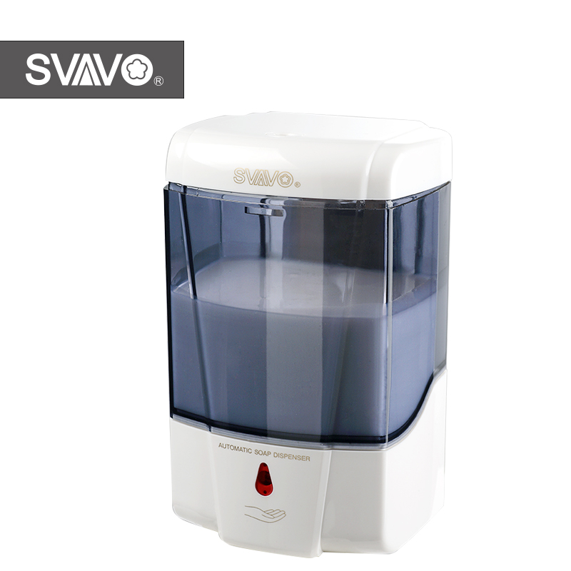 white medical wall mounted auto sensor soap dispenser hand wash