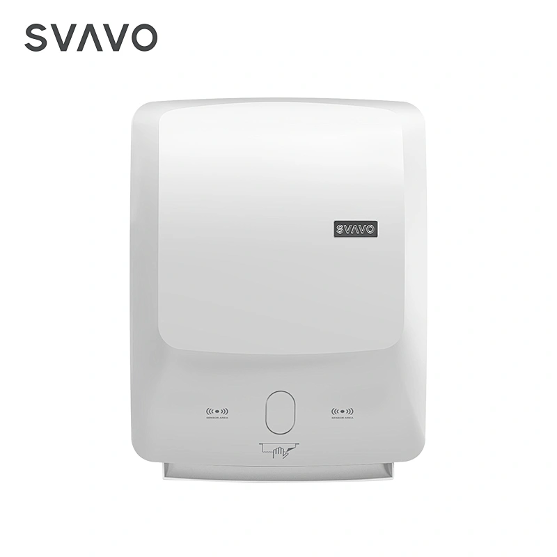 Plastic toilet automatic one handed towel paper dispenser