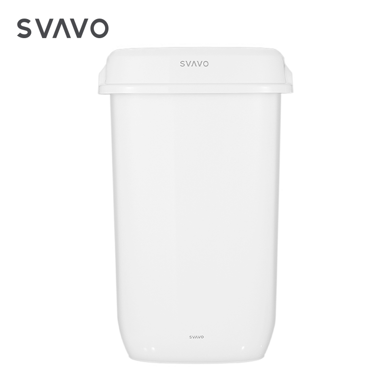 Hot Sale Factory Direct SVAVO 3 Colors Plastic Food Waste Bin Pp Plastic Kitchen Trash Cans