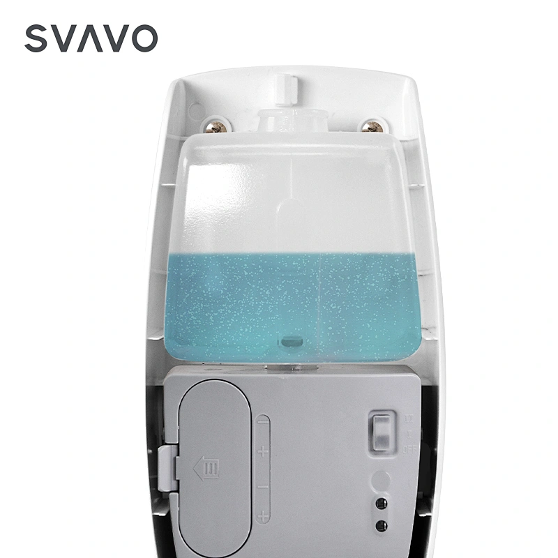 Plastic bathroom accessories toilet wall mounted automatic sensor 600ml hand foam liquid soap dispenser