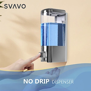 Modern Bathroom Wall Mounted 500ml manual soap dispenser gel dispenser