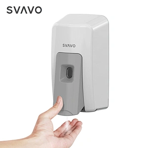 SVAVO Plastic Wall Mounted Soap Dispenser 600ml Spray Hand Manual Soap Dispenser