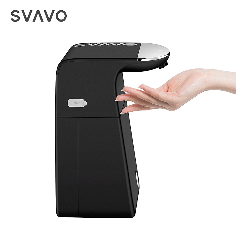 900ml Black Automatic Antiseptic plastic ABS Spray Dispenser Sanitizer Dispenser automatic soap dispenser lcd