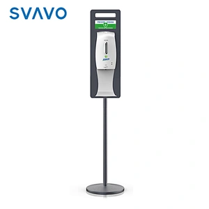 SVAVO automatic alcohol hand sanitizer thermometer 151049 temperature thermal scanner thermometer Dispenser